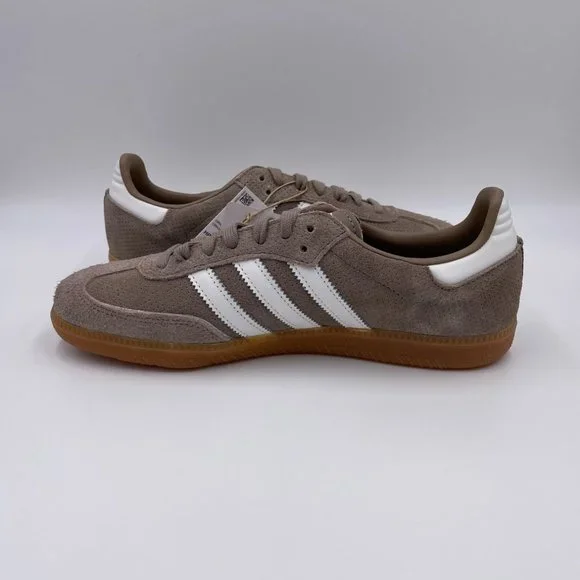 adidas Samba OG Chalky Brown / White Mens Shoes - Picture 2 of 7